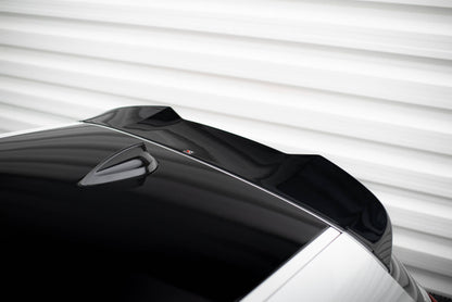 Maxton Spoiler CAP für 3D BMW 1er M-Paket / M140i / Standard F20  schwarz Hochglanz