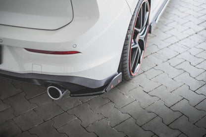 Maxton Heck Ansatz Flaps Diffusor V.2 +Flaps für Volkswagen Golf 8 GTI