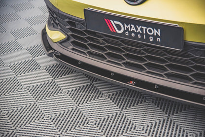 Maxton Front Ansatz V.1 +Flaps für Volkswagen Golf 8 GTI Clubsport