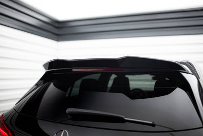 Maxton Spoiler CAP für 3D Mercedes-AMG A35 Hatchback W177 schwarz Hochglanz