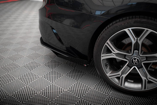 Maxton Street Pro Heck Ansatz Flaps Diffusor +Flaps für Kia Stinger GT / GT-Line  Mk1 schwarz Hochglanz