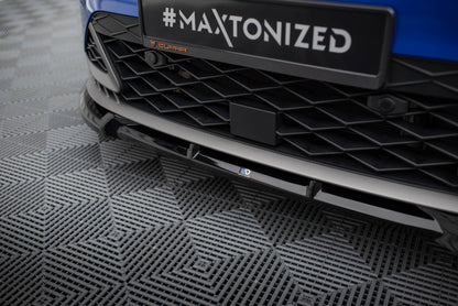 Maxton Front Ansatz für Seat Arona FR Mk1 Facelift schwarz Hochglanz