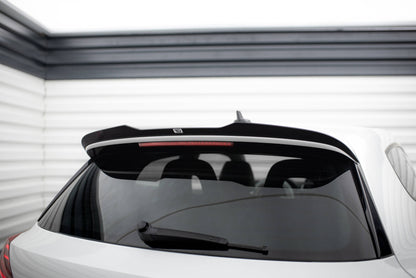 Maxton Spoiler CAP für Volkswagen Scirocco Mk3 Facelift schwarz Hochglanz