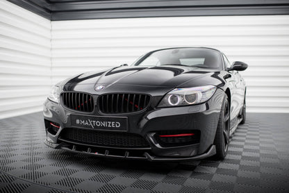 Maxton Front Ansatz für BMW Z4 M-Paket E89 Facelift schwarz Hochglanz