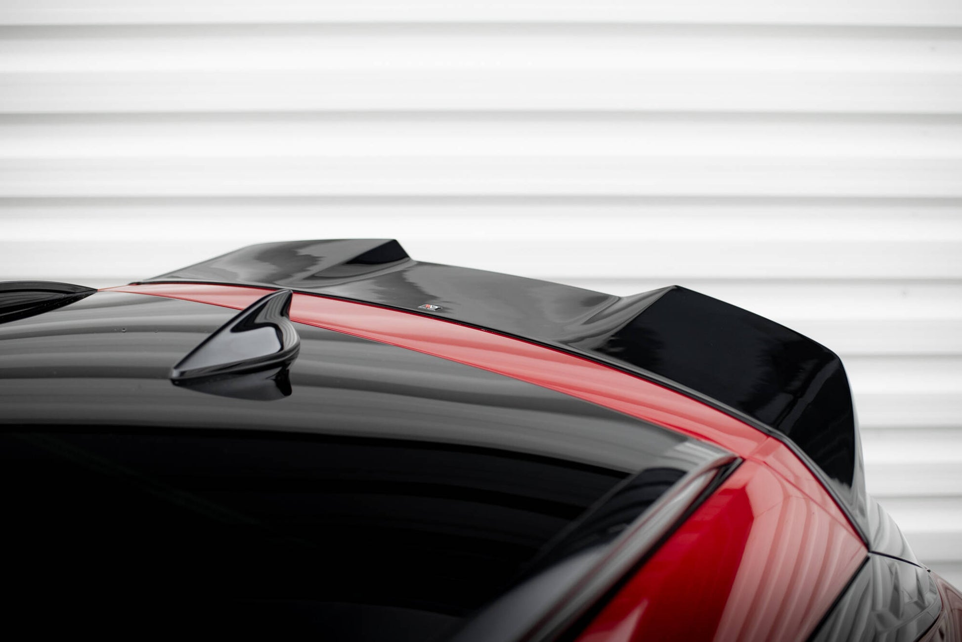 Maxton Spoiler CAP für 3D Hyundai Tucson N-Line Mk4 schwarz Hochglanz