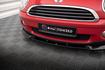 Maxton Front Ansatz für Mini One R56 schwarz Hochglanz