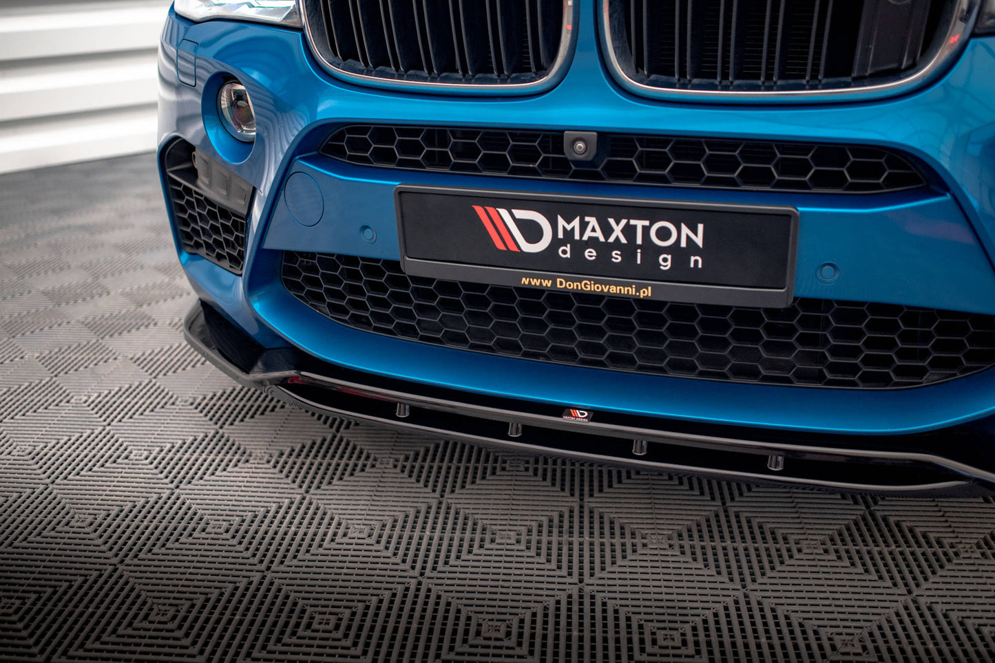 Maxton Front Ansatz V.2 für BMW X5 M F85 / X6 M F86 schwarz matt