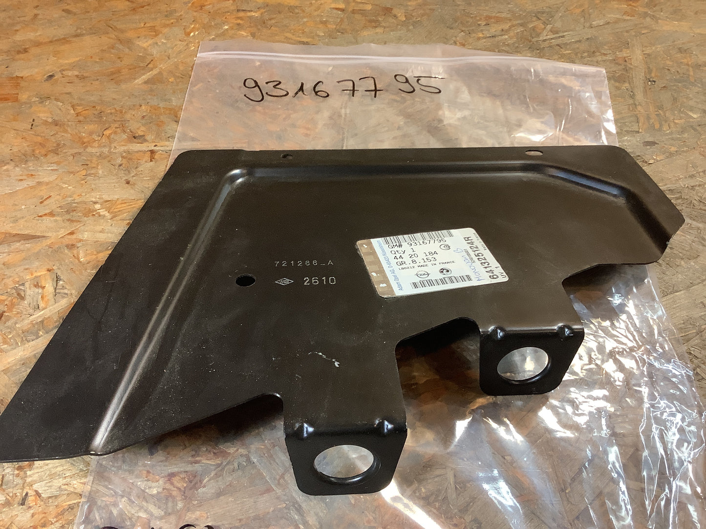 Movano B Blechteil, Füllung, Radeinbau V.R Original GM NEU