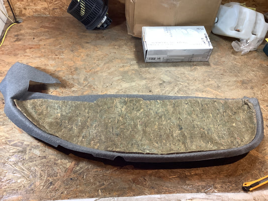 Opel Kadett E Polsterverkleidung Radkasten hinten, rechts, grau Original GM NEU