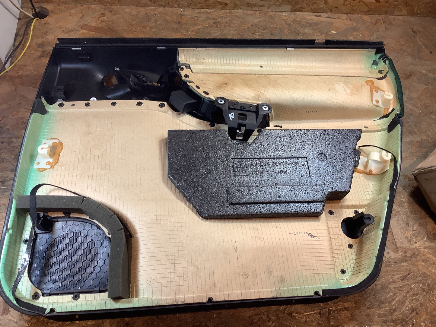 Opel Astra G Türverkleidung links, grün Original GM NEU