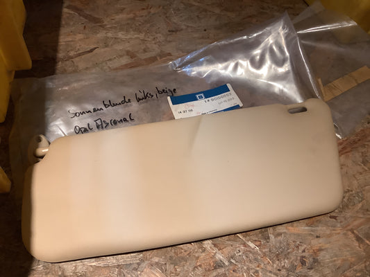 Opel Ascona C Sonnenblende links, beige Original GM NEU