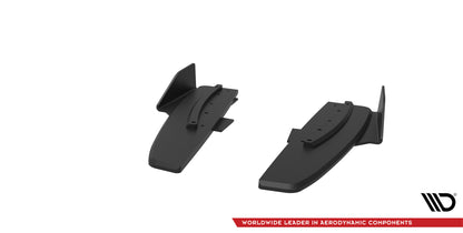 Maxton Street Pro Heck Ansatz Flaps Diffusor +Flaps für Mercedes-AMG CLA 45 C117 Facelift schwarz Hochglanz