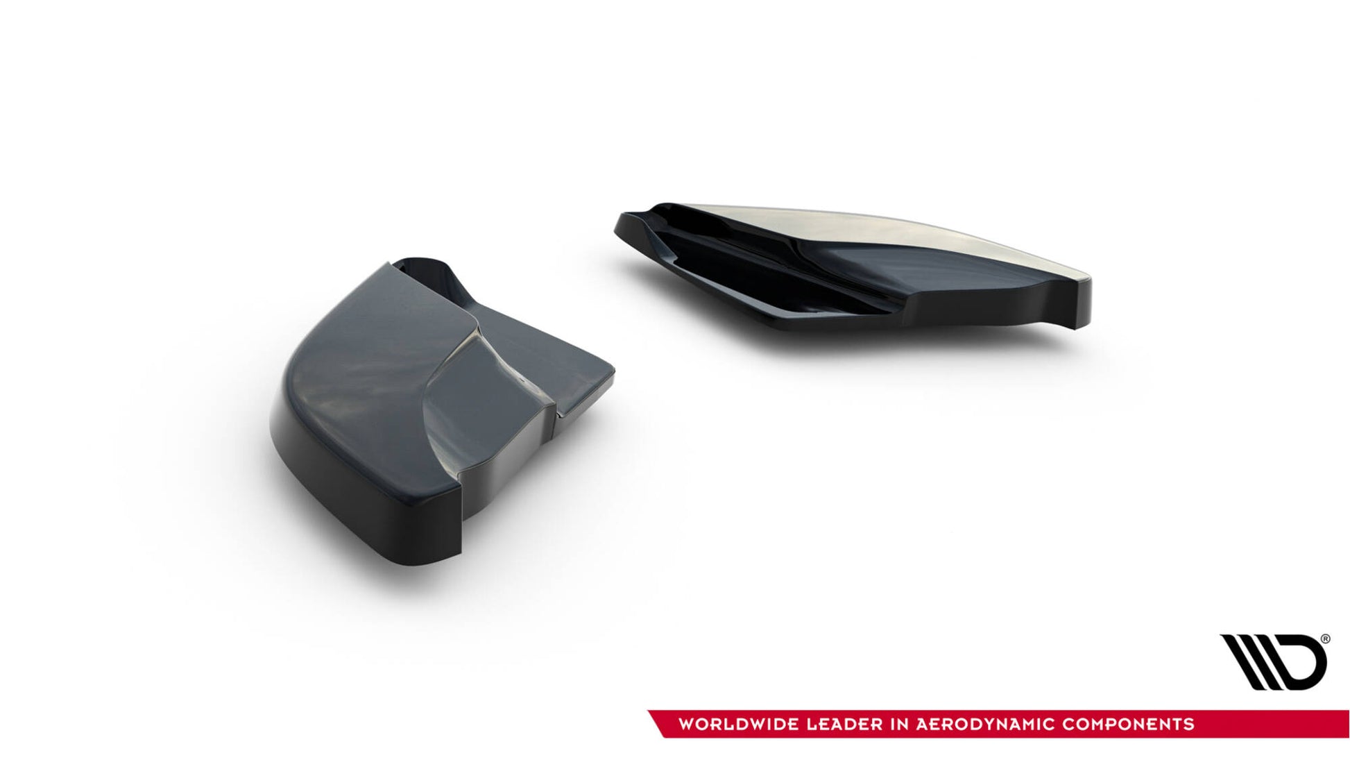 Maxton Heck Ansatz Flaps Diffusor V.2 für Volkswagen Scirocco Mk3  schwarz Hochglanz