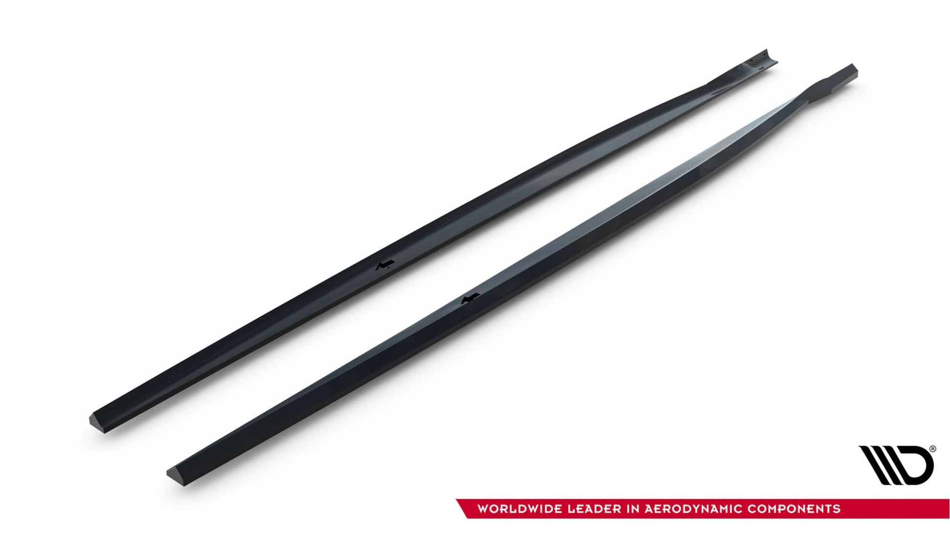 Maxton Seitenschweller Ansatz für V.5 BMW 1er M-Paket / M140i F20 Facelift schwarz Hochglanz