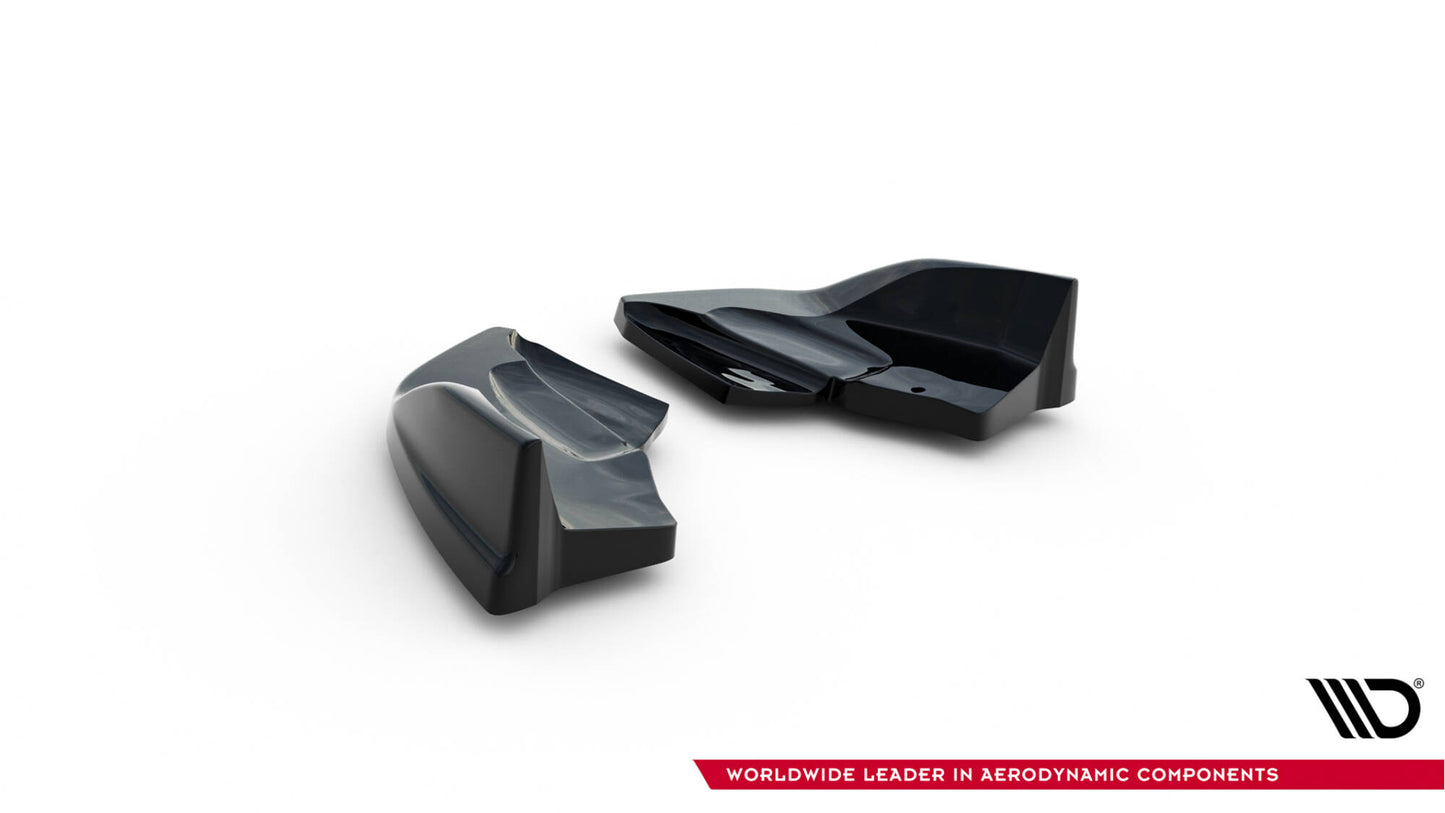 Maxton Heck Ansatz Flaps Diffusor V.2 für Ford Fiesta ST Mk7 Facelift schwarz Hochglanz