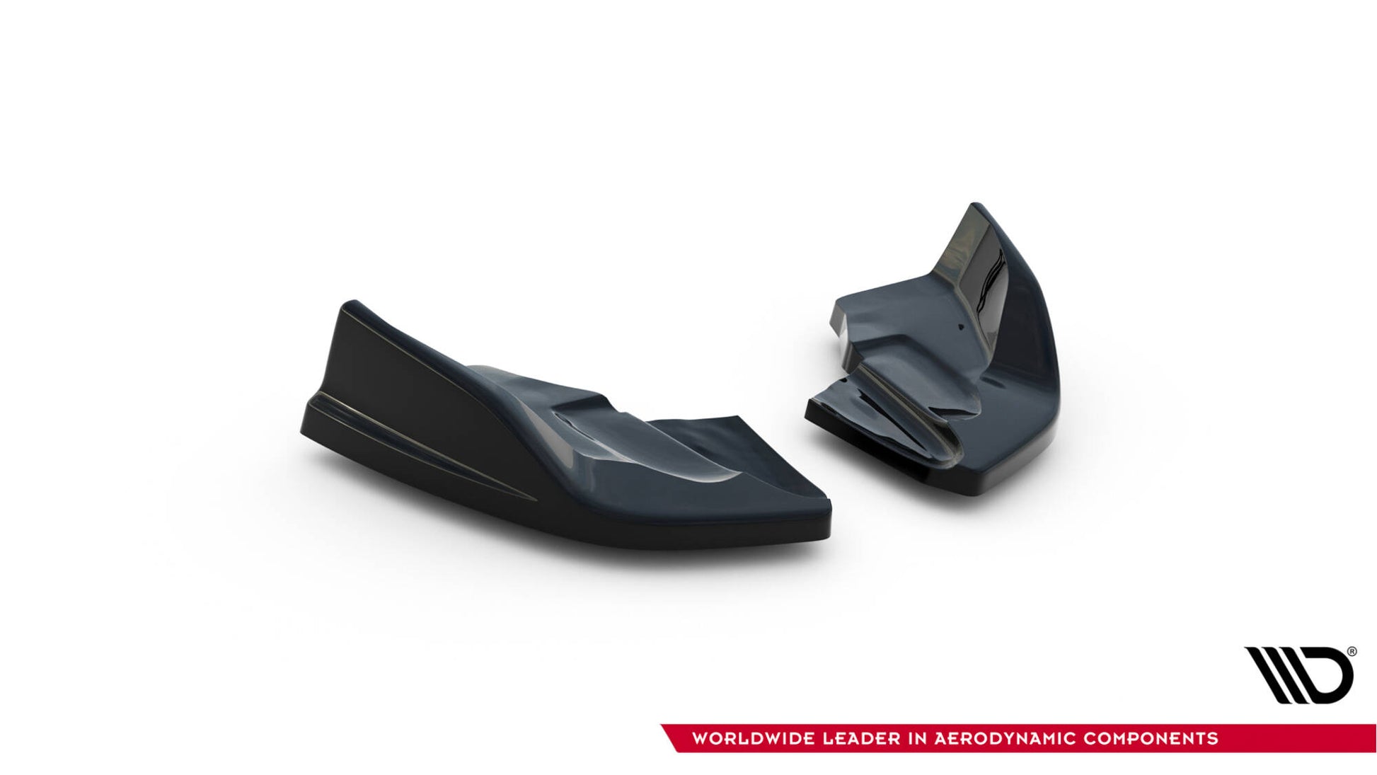 Maxton Heck Ansatz Flaps Diffusor V.2 für Ford Fiesta ST Mk7 Facelift schwarz Hochglanz