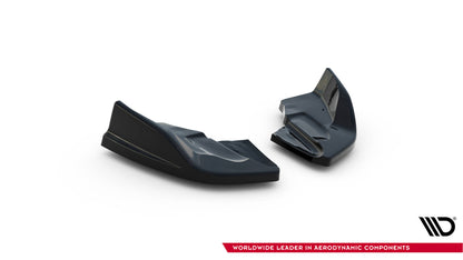 Maxton Heck Ansatz Flaps Diffusor V.2 für Ford Fiesta ST Mk7 Facelift schwarz Hochglanz