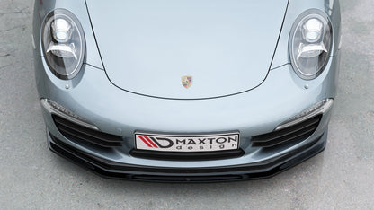 Maxton Front Ansatz V.2 für Porsche 911 Carrera 991 schwarz Hochglanz