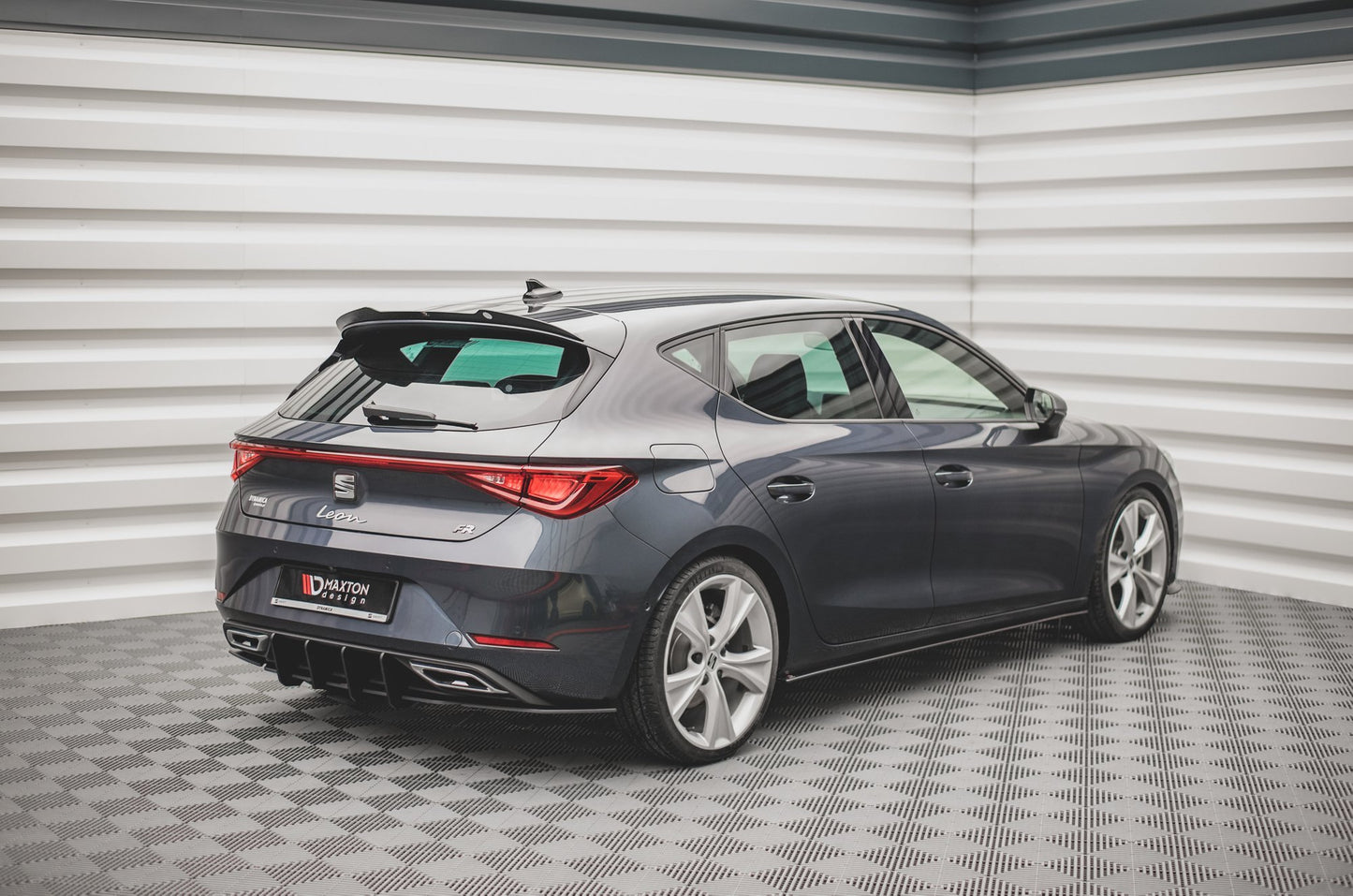 Maxton Rennen Street Pro Heckschürze für Seat Leon FR Hatchback Mk4