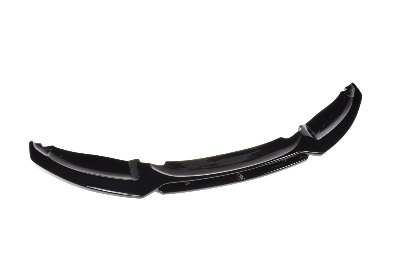 Maxton Front Ansatz V.1 für BMW 1er E82 FACELIFT M Paket  schwarz Hochglanz
