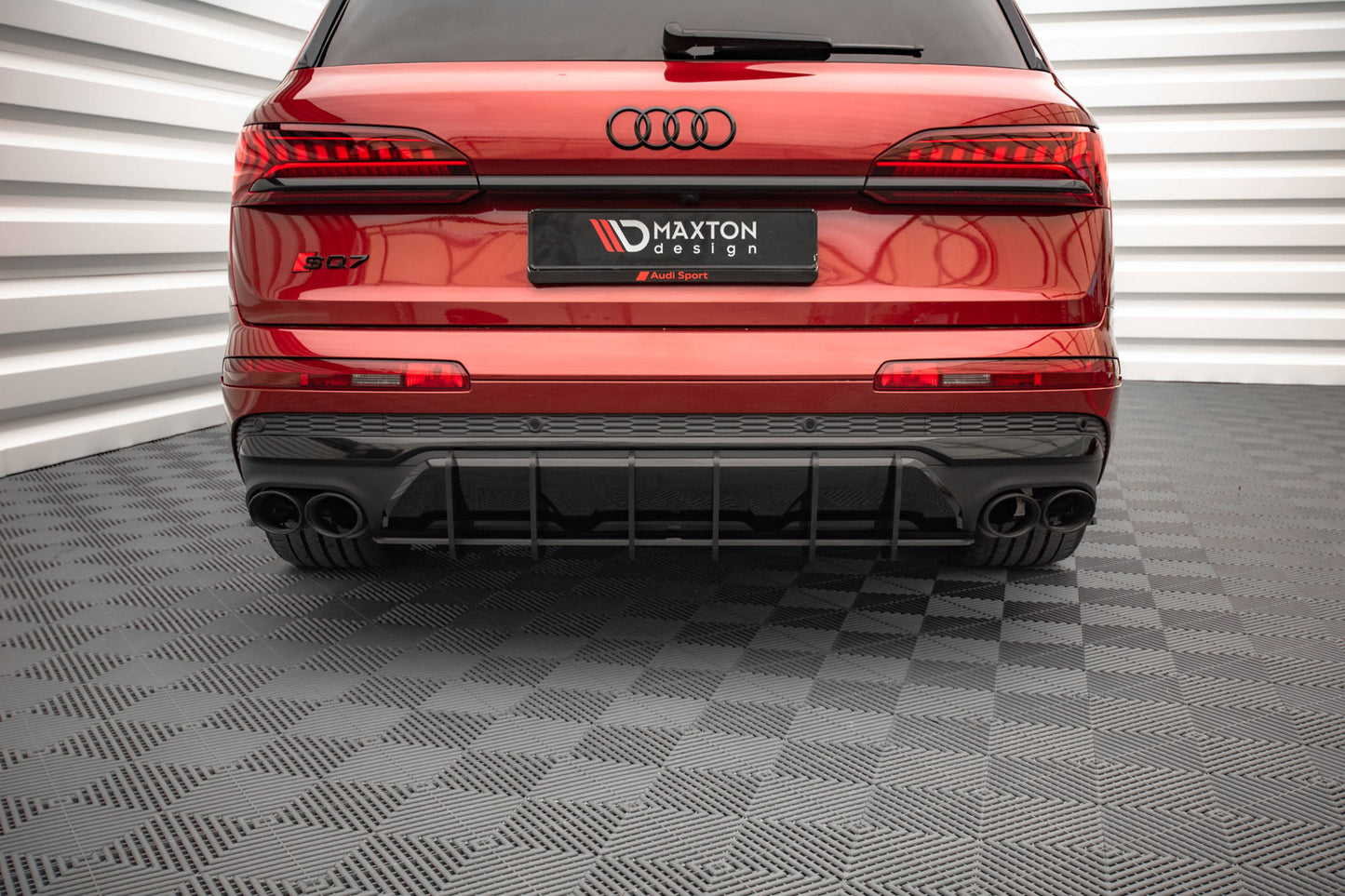 Maxton Street Pro Heckschürze für Audi SQ7 Mk2 (4M) Facelift