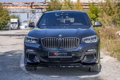 Maxton Front Ansatz für  BMW X4 M-Paket G02 schwarz matt