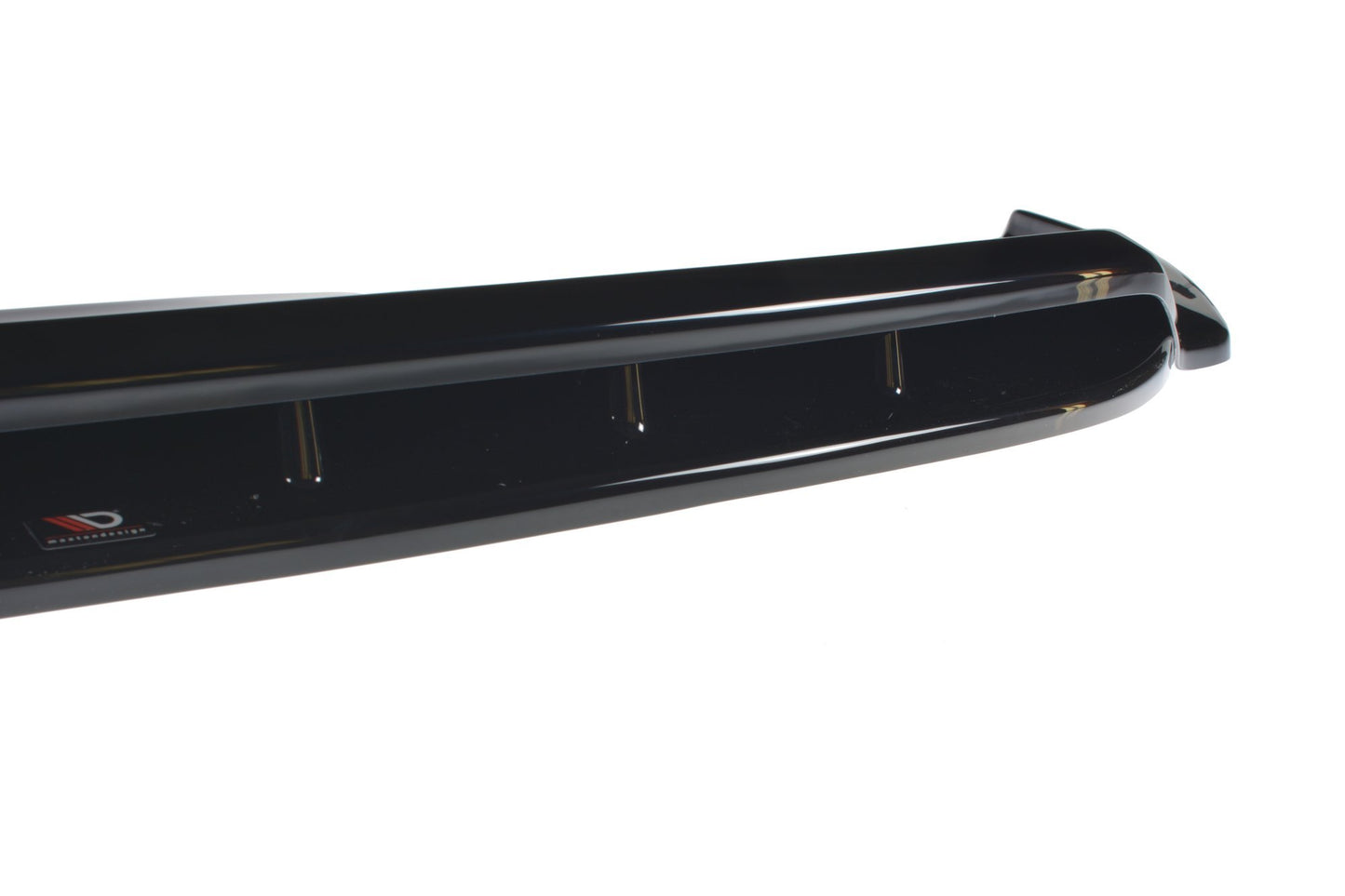 Maxton Front Ansatz für  V.1 Audi Q8 S-line / SQ8 Mk1 schwarz Hochglanz