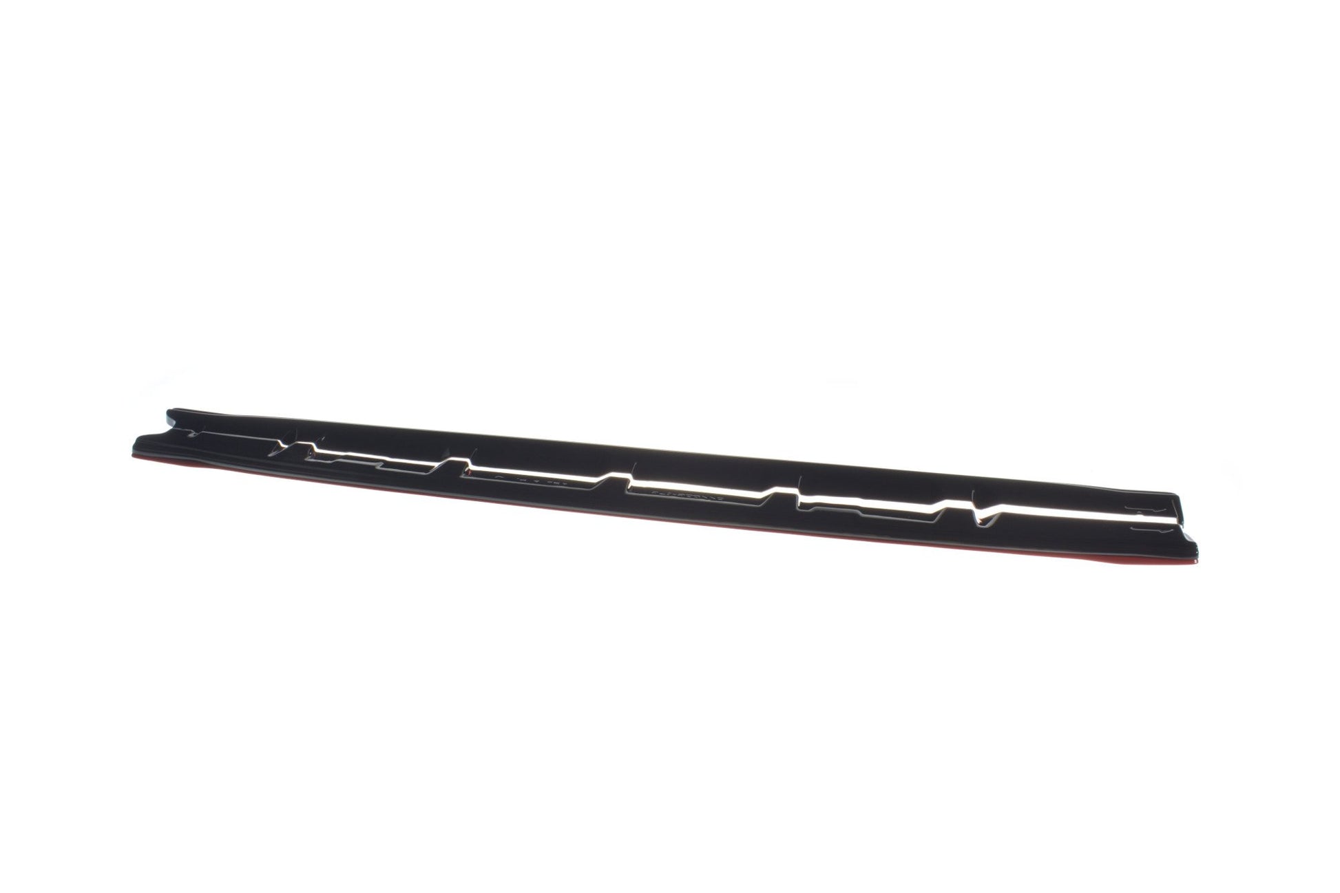 Maxton Seitenschweller Ansatz passend für V.2 SUBARU WRX STI schwarz Hochglanz