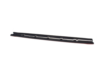 Maxton Seitenschweller Ansatz passend für V.2 SUBARU WRX STI schwarz Hochglanz
