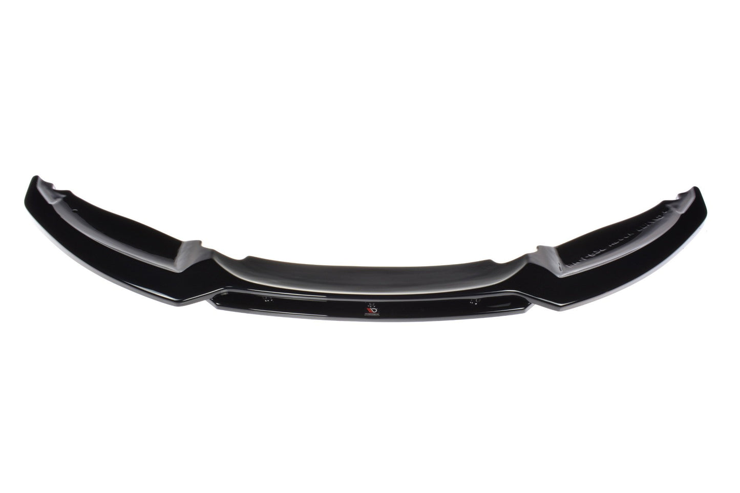 Maxton Front Ansatz V.1 für BMW 1er E82 FACELIFT M Paket  schwarz Hochglanz