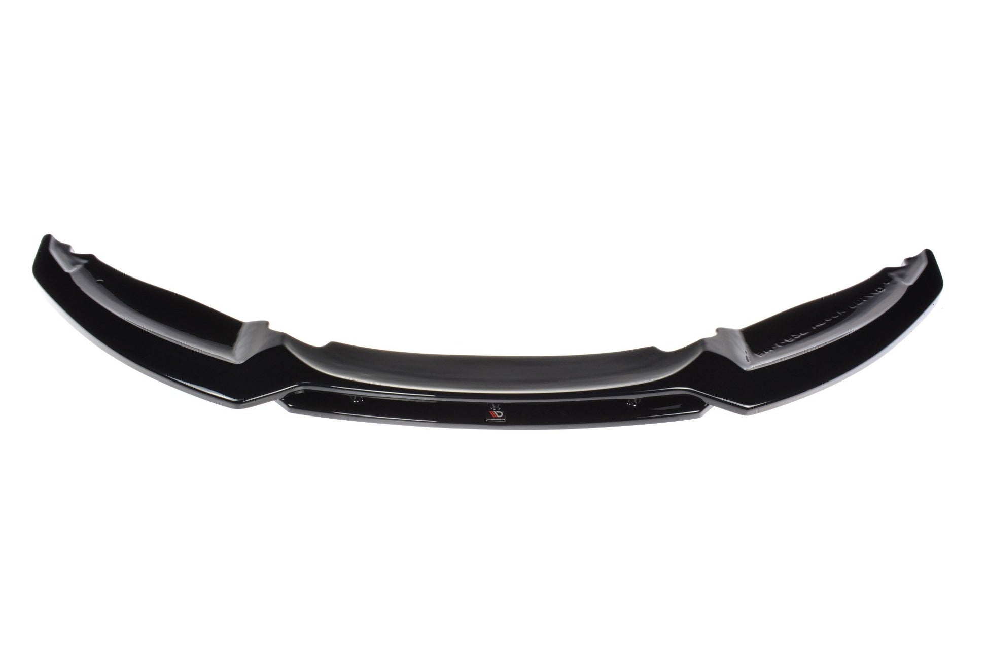 Maxton Front Ansatz V.1 für BMW 1er E82 FACELIFT M Paket  schwarz Hochglanz