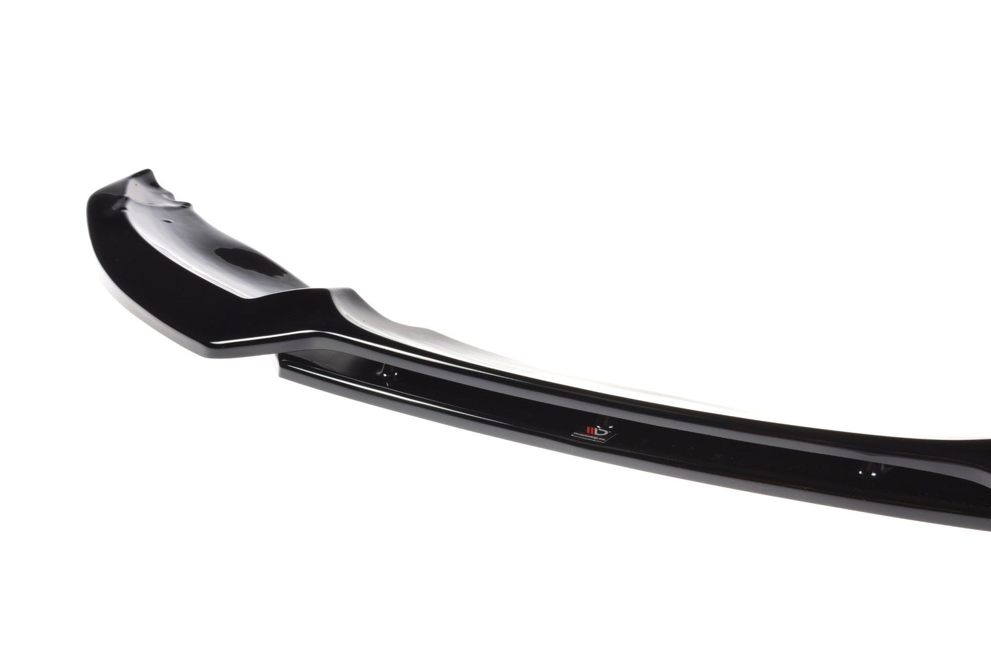 Maxton Front Ansatz V.1 für BMW 1er E82 FACELIFT M Paket  schwarz Hochglanz