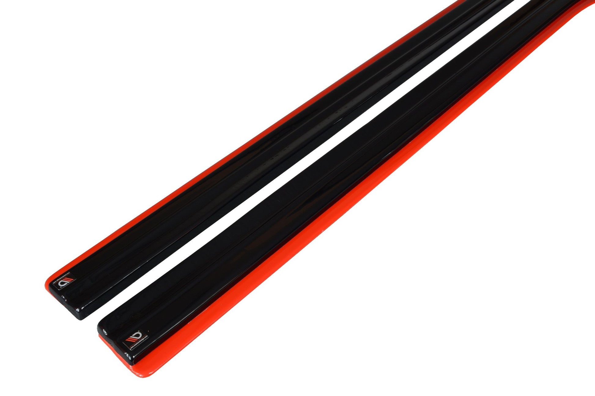Maxton Seitenschweller Ansatz für V.2 für SUBARU BRZ/ TOYOTA GT86 FACELIFT  schwarz matt