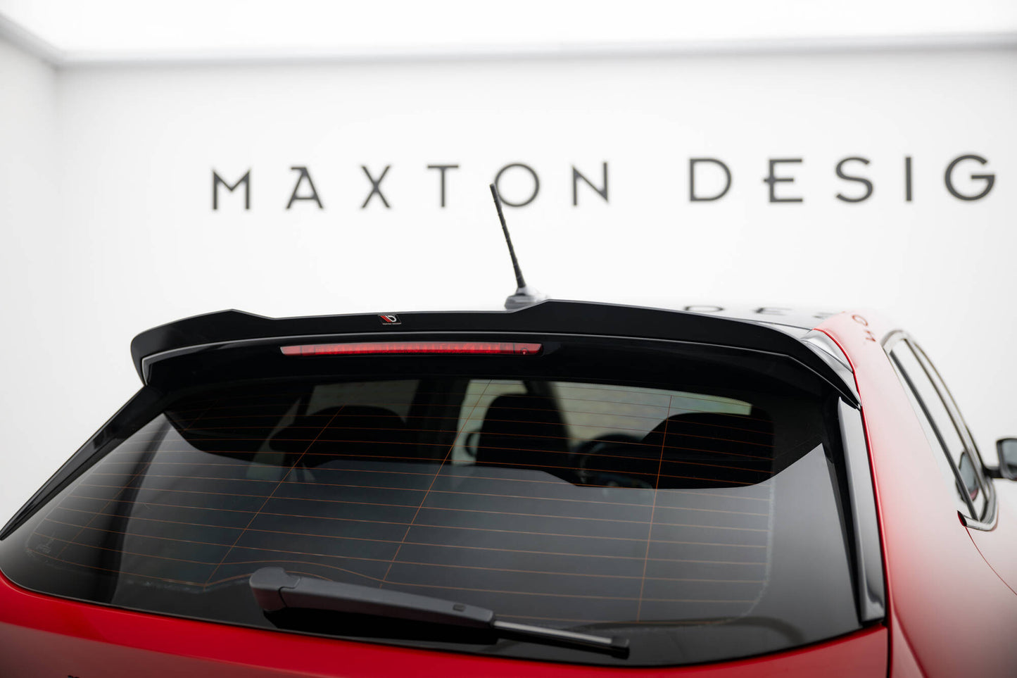 Maxton Spoiler CAP für Skoda Fabia Mk4 schwarz Hochglanz