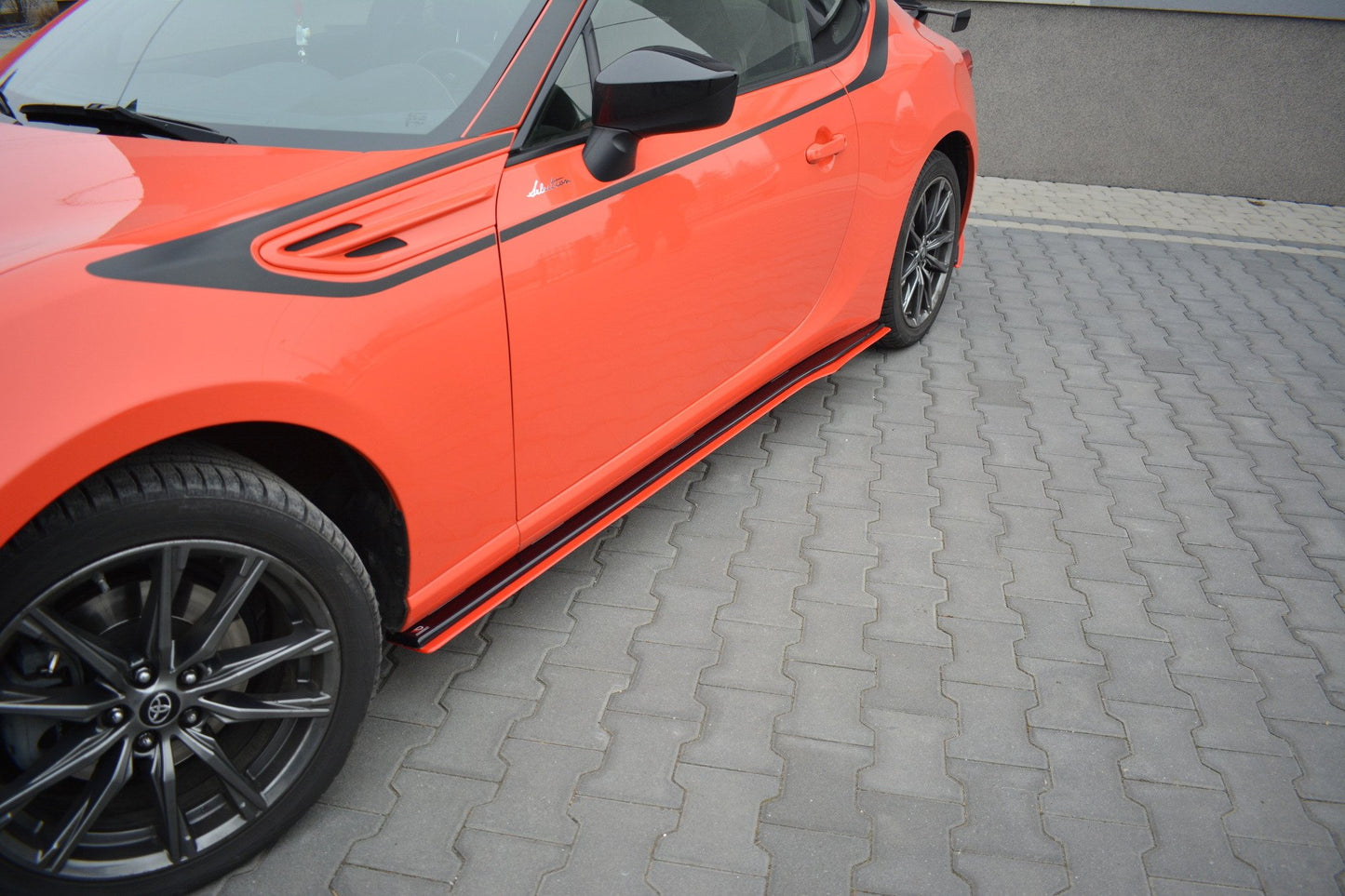 Maxton Seitenschweller Ansatz für V.2 für SUBARU BRZ/ TOYOTA GT86 FACELIFT  schwarz matt