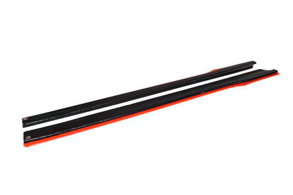 Maxton Seitenschweller Ansatz für V.2 für SUBARU BRZ/ TOYOTA GT86 FACELIFT  schwarz matt