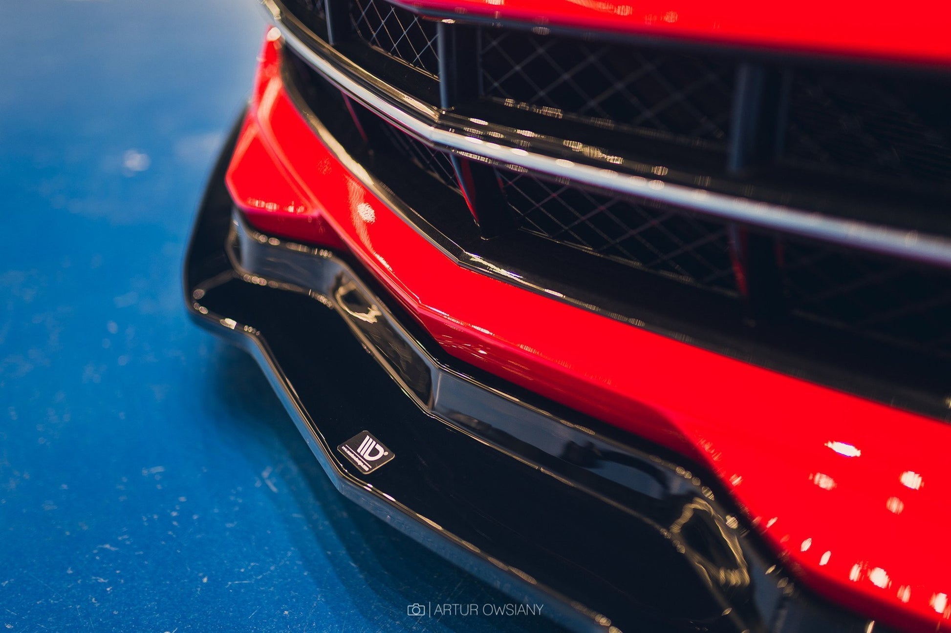 Maxton Front Ansatz für CHEVROLET CORVETTE C7  Carbon Look