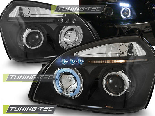 Tuning-Tec LED Angel Eyes Scheinwerfer für Hyundai Tucson 04-10 schwarz