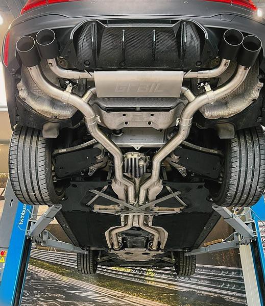 Grail Auspuffanlage BMW F90 M5 3-Zoll Edelstahl Endrohre OPF