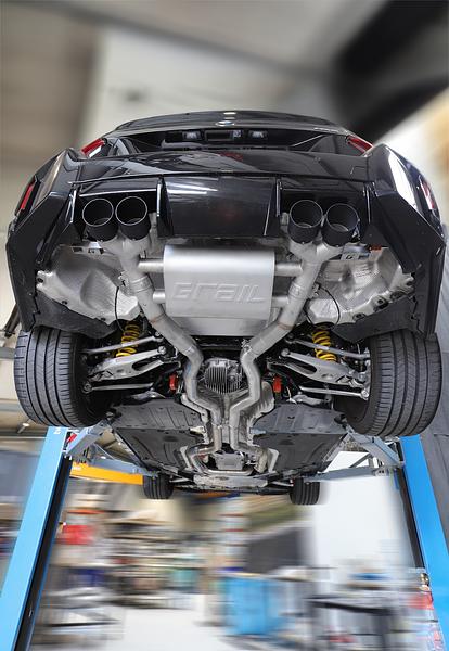Grail Auspuffanlage BMW M2 G87 3-Zoll ohne Endrohre
