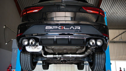 Grail Auspuffanlage Seat Leon Cupra R ST (DNUE) 3-Zoll ohne Endrohre an HJS