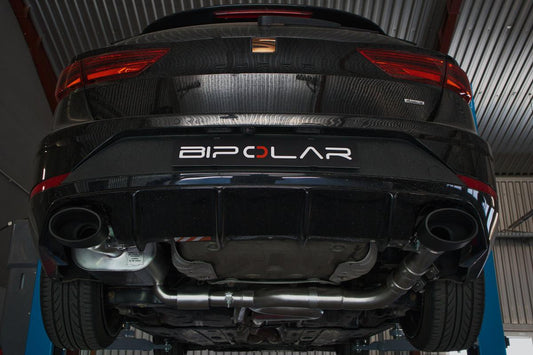 Grail Auspuffanlage Seat Leon Cupra ST 3-Zoll Oval Schwarz (170x107) Allrad (AWD) CJXA an HJS