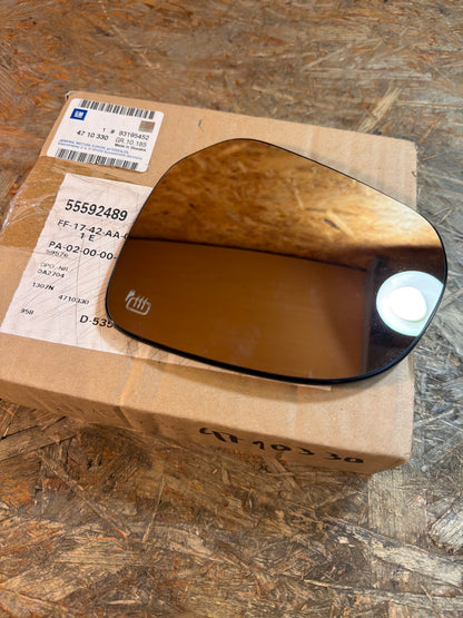 Original GM Opel Agila B Spiegelglas links NEU