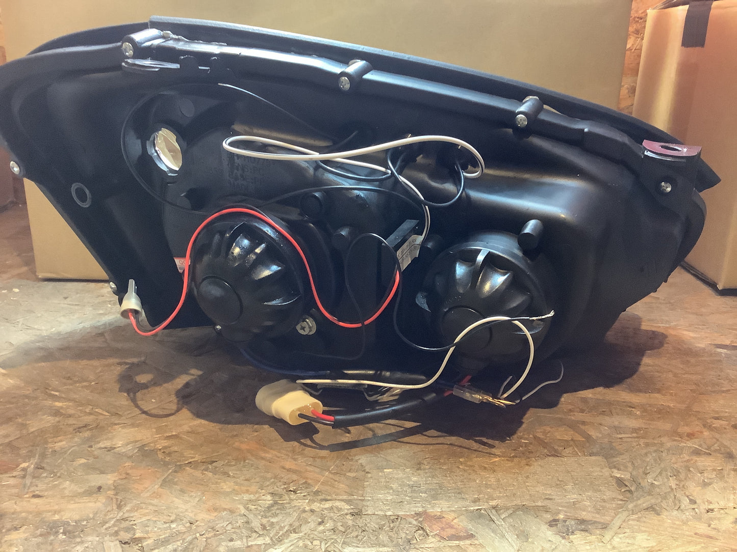 Tuning-Tec LED Angel Eyes Scheinwerfer für Subaru Impreza 2 (GD) 03-05 chrom