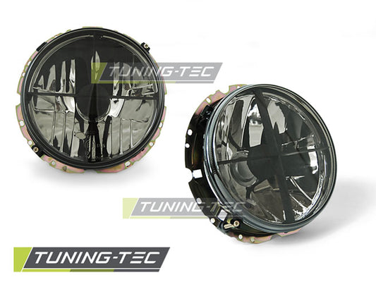 Tuning-Tec Klarglas Scheinwerfer für VW Golf I (1) 74-83 chrom / rauch mit Fadenkreuz