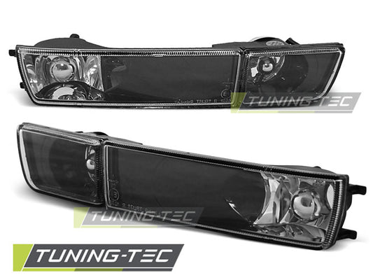 Tuning-Tec Klarglas Frontblinker / Nebelscheinwerfer für VW Golf 3 91-97 / Vento 92-98 schwarz