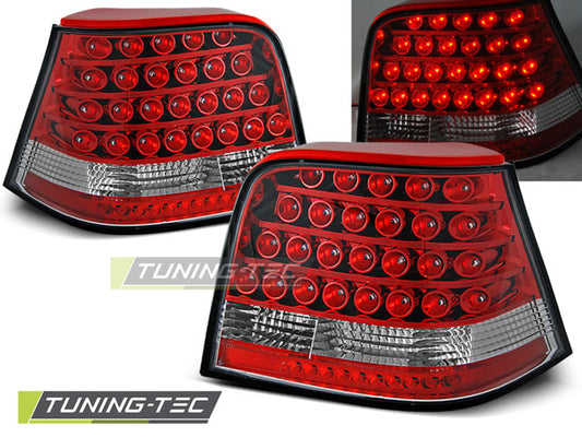 Tuning-Tec LED Rückleuchten für VW Golf 4 (IV) 97-03 rot/klar