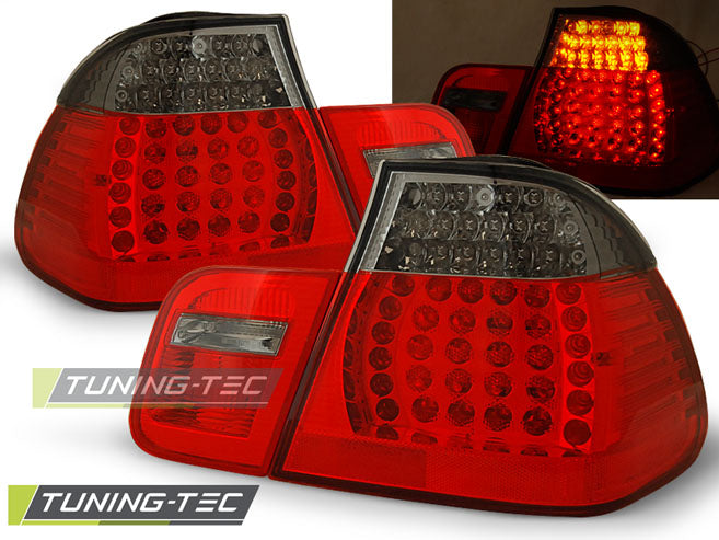 Tuning-Tec LED Rückleuchten für BMW 3er E46 Limousine 98-01 rot/rauch