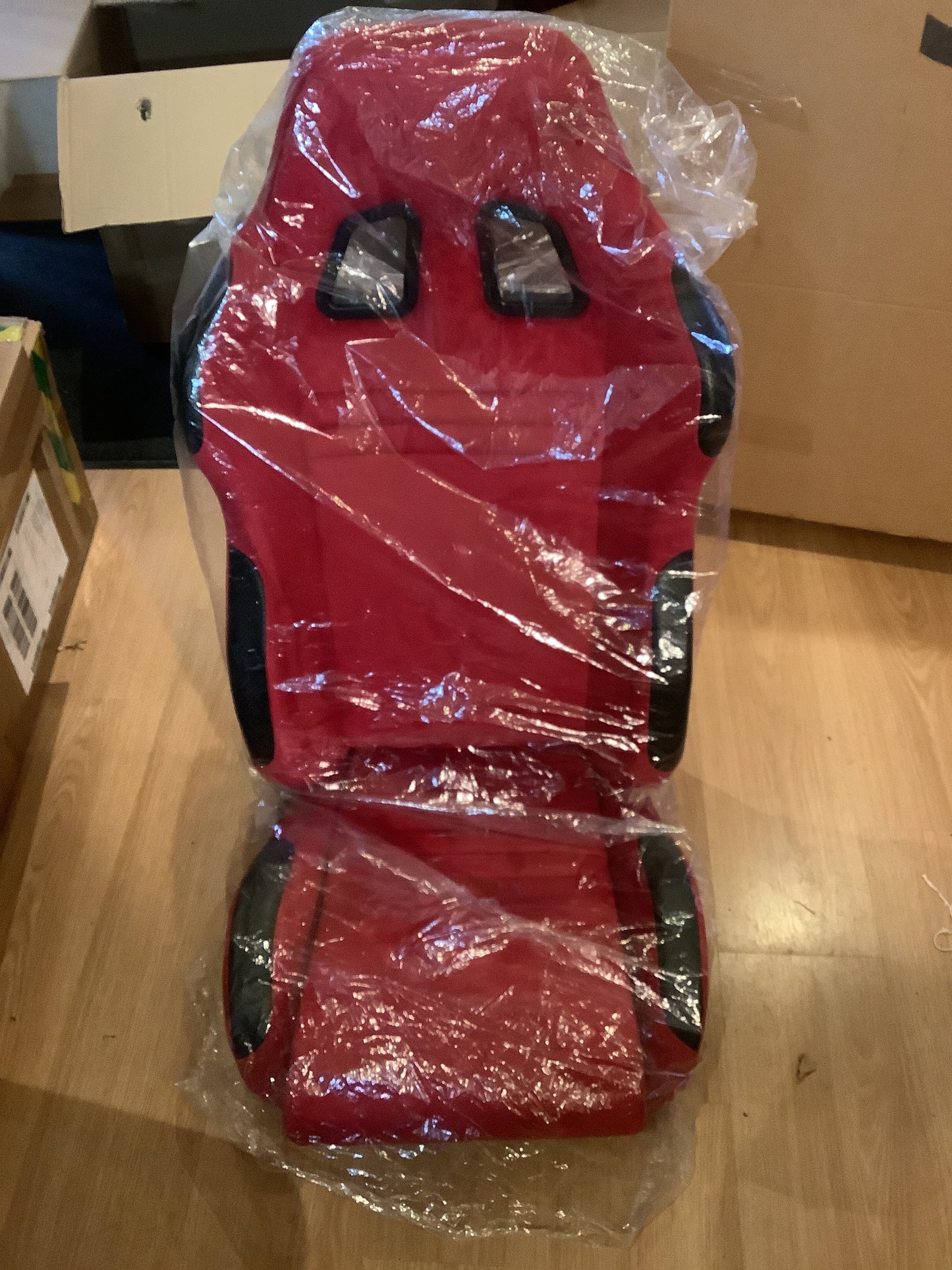 TA Technix Sportsitz - rot, Alcantara, verstellbar, rechts