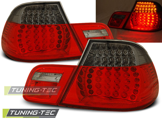 Tuning-Tec LED Rückleuchten für BMW 3er E46 Coupe 99-03 rot/rauch